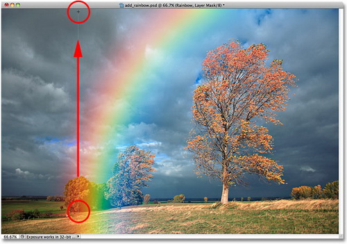 Эффект радуги в Фотошопе